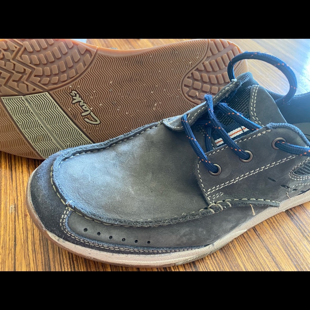 Grey Clark Loafers-Size 12